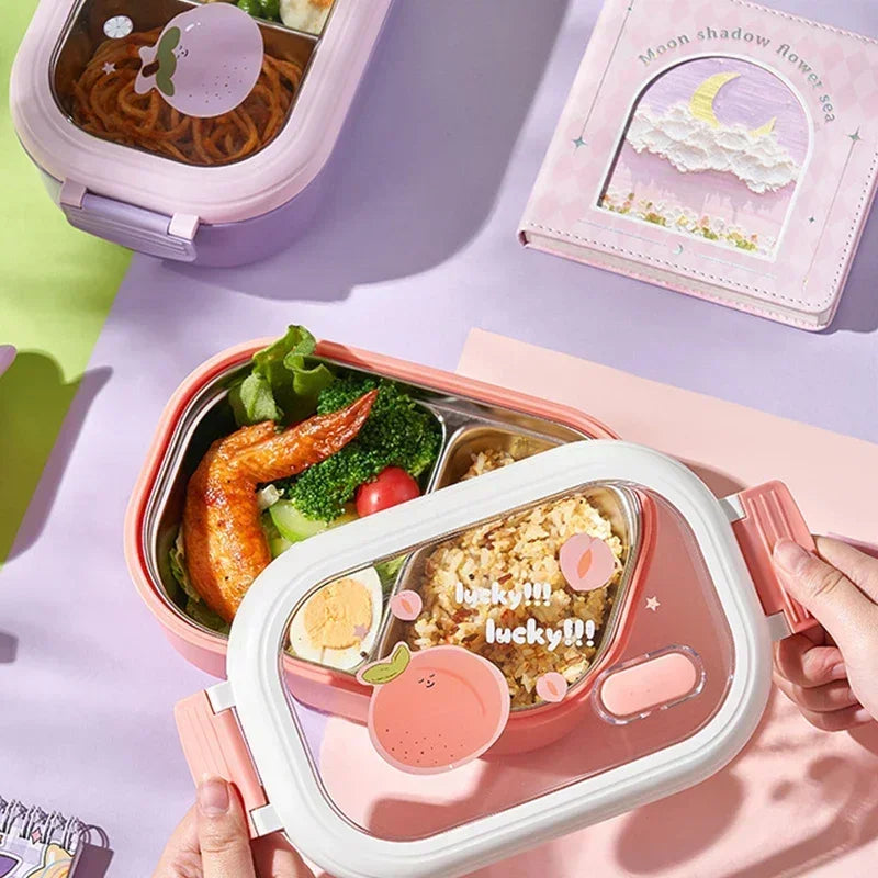 BoxPlanet Bloom™ – Cute Cartoon Kids Bento Box