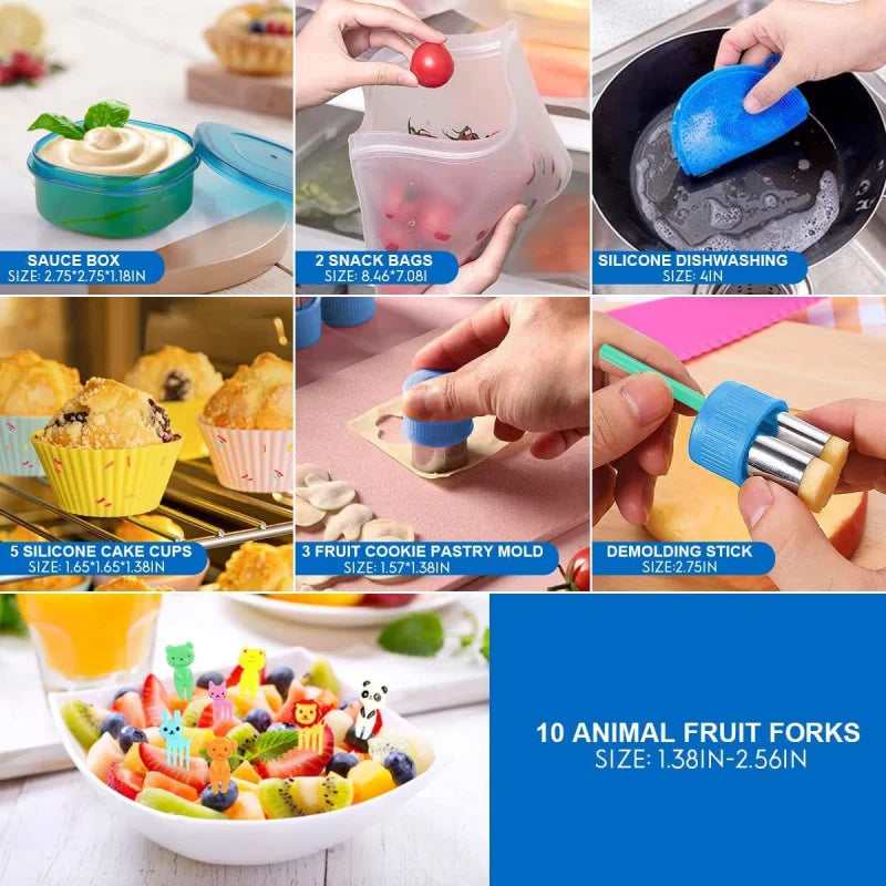 BoxPlanet FunKit™ – Complete Kids Bento Lunch Set