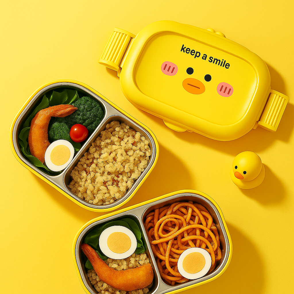 BoxPlanet Bloom™ – Cute Cartoon Kids Bento Box