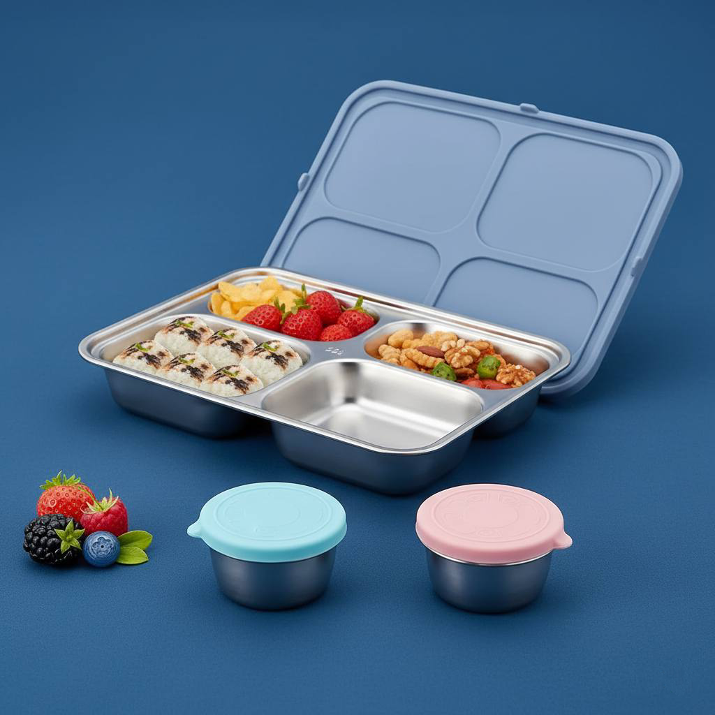 4Grid Steel Lunchbox