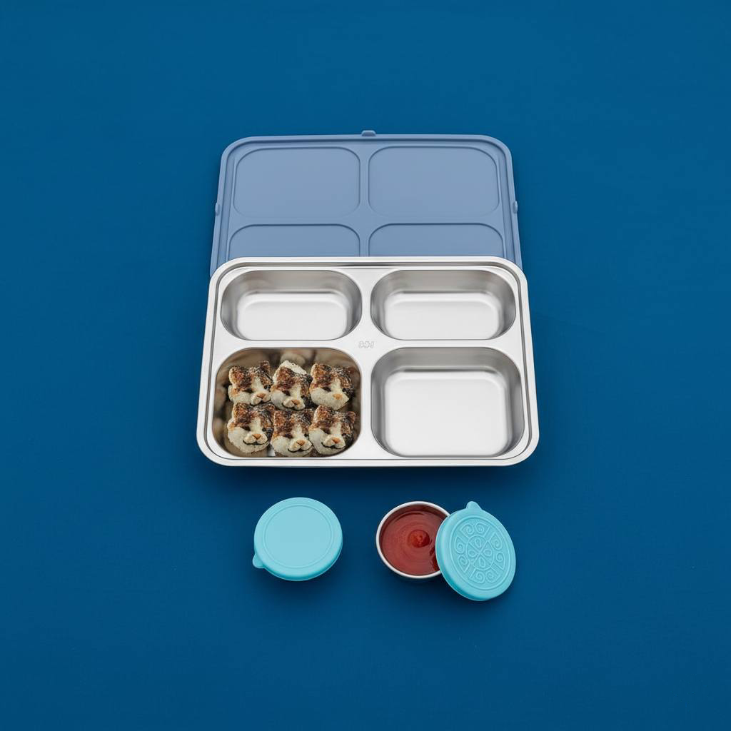 4Grid Steel Lunchbox