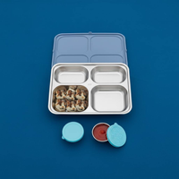 4Grid Steel Lunchbox